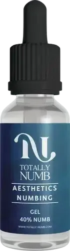 40% Totally Numb Aesthetics Numbing Gel 15ml | Tattoo Numbing Cream.