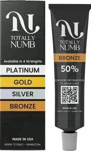 50% Bronze Totally Numb Tattoo Numbing Cream (10g) | Tattoo Numbing Cream.