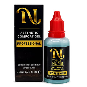 Comfort Gel Professional 35ml box and bottle — Totally Numb numbing gel